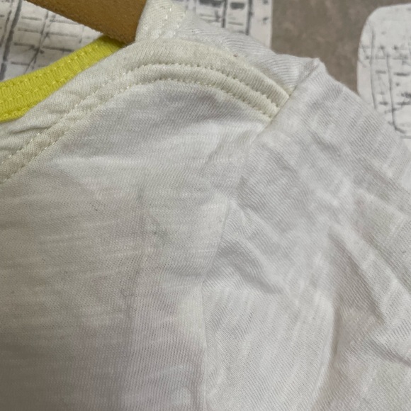 Chartreuse Polk Dot T Shirt - Picture 4 of 4